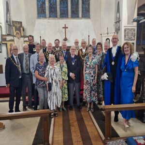 Group of people at Lostwithiel Mayor Making