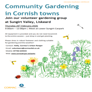 volunteer gardening poster