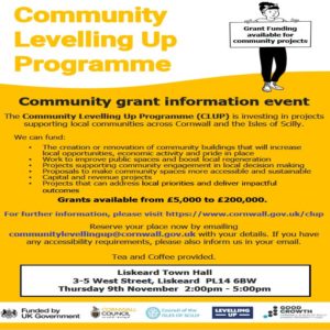 poster for grant event