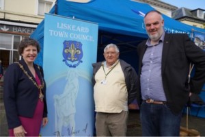 Councillors at the Liskeard Town Council stand